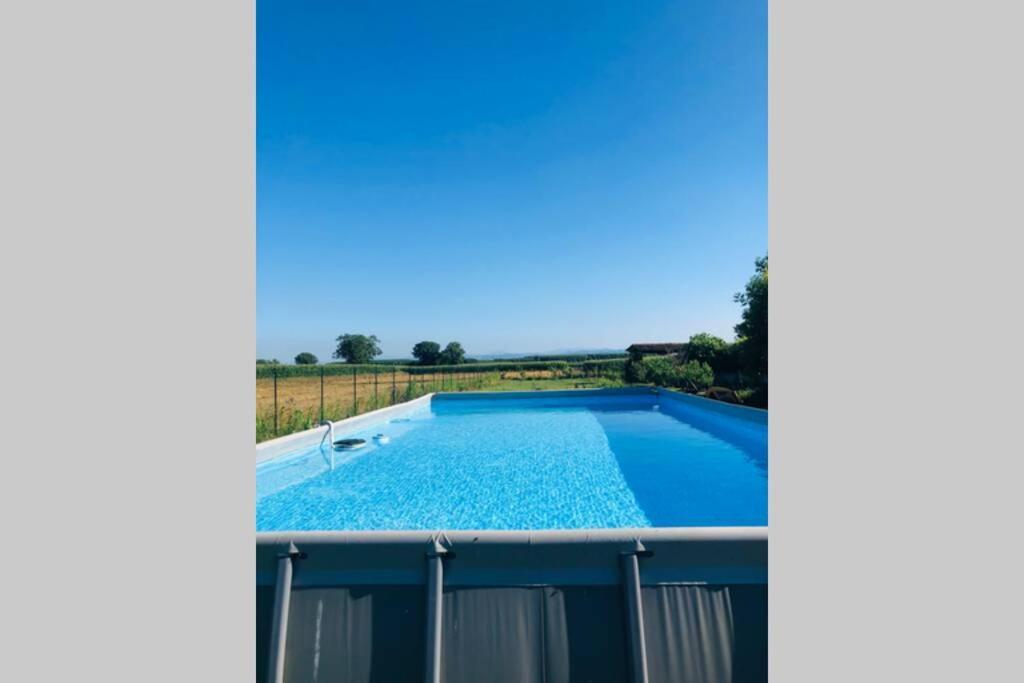 Badia Pavese La Casa Nei Campiヴィラ エクステリア 写真